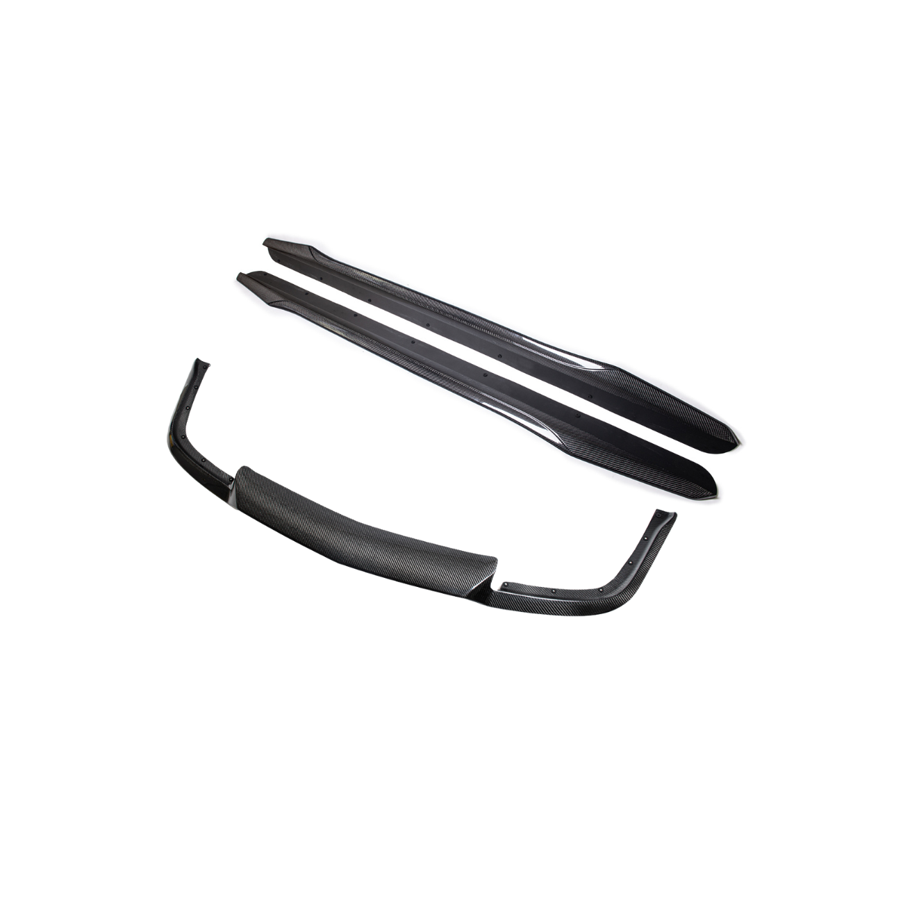 2003-08 Cadillac CTS-V | CARBON FIBER Package Front Lip Splitter & Side Skirts
