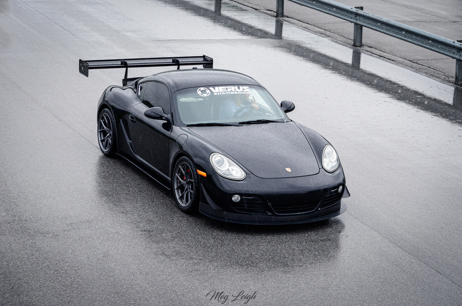 V1X Rear Wing Kit, Includes Carbon Spoiler - 987 Porsche Cayman