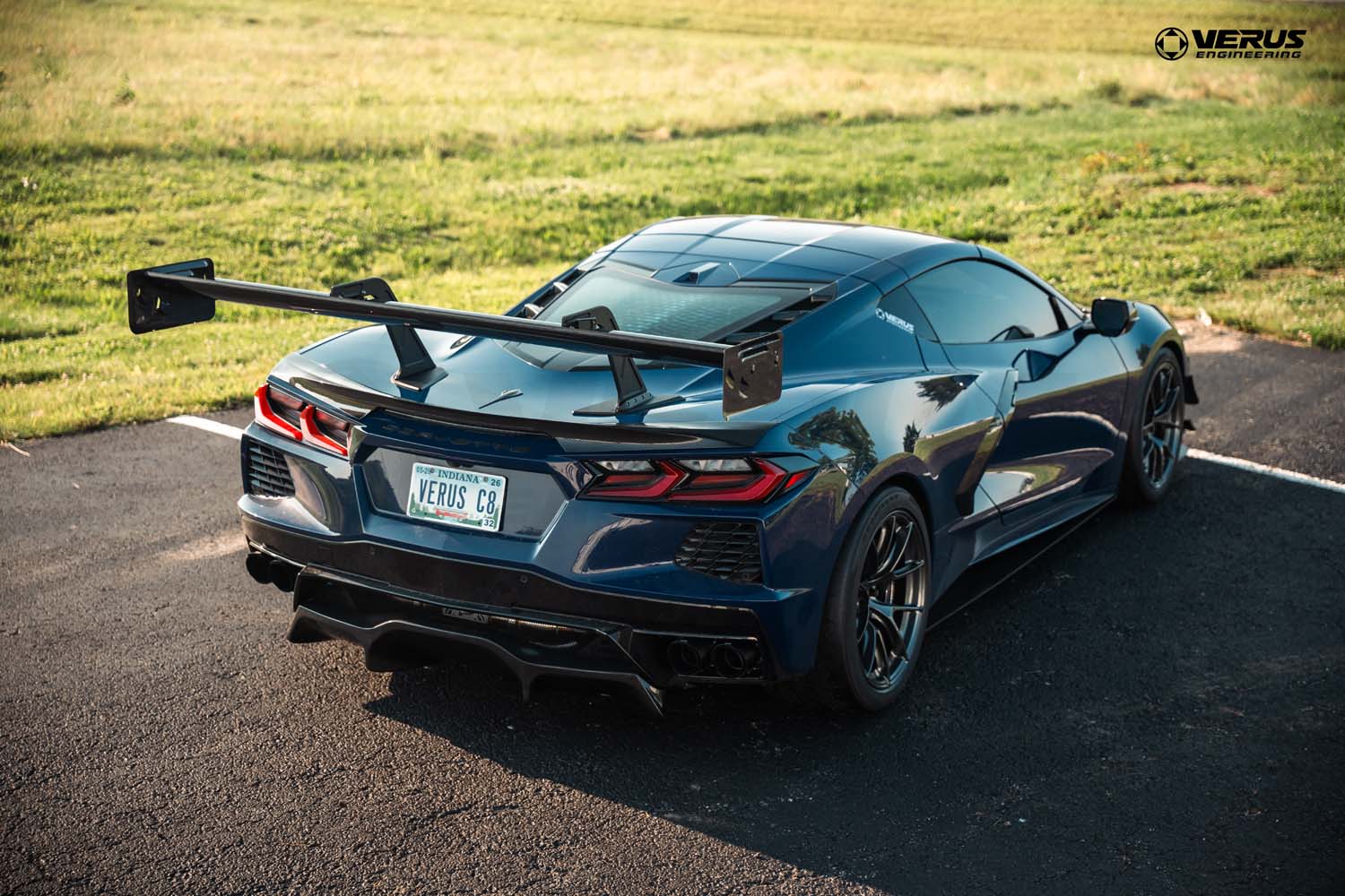 Swan Neck V1X Rear Wing Kit - Corvette Stingray (C8)