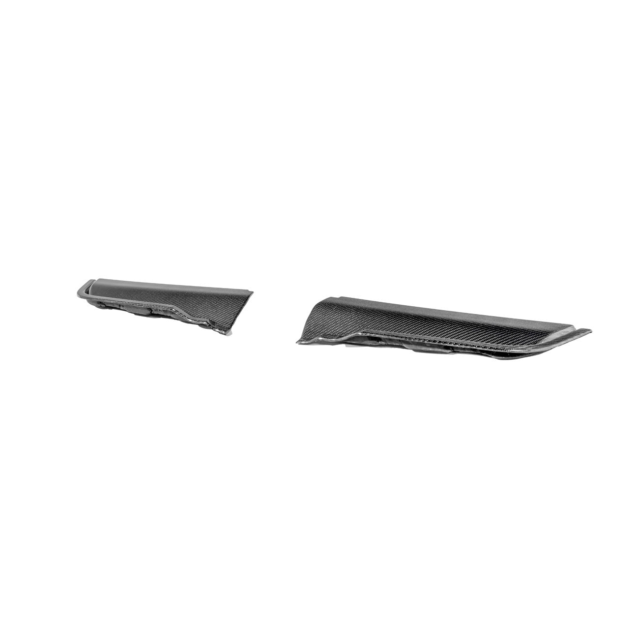 2021-Up Ford F-150 Carbon Fiber Raptor R Style Front Hood Vent Side Trim Bezel Replacements