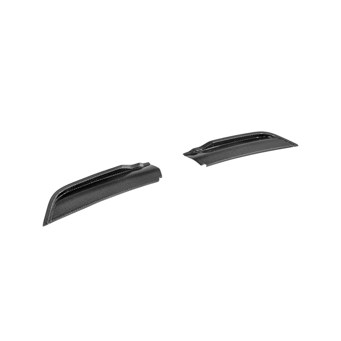 2021-Up Ford F-150 Carbon Fiber Raptor R Style Front Hood Vent Side Trim Bezel Replacements