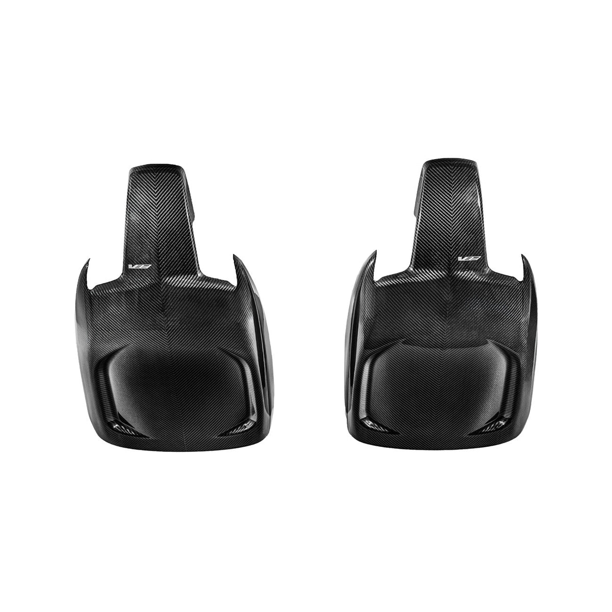 2020-Up Cadillac CT5 Dry Carbon Fiber High-Performance Front Bucket Seat Back Replacement Covers
