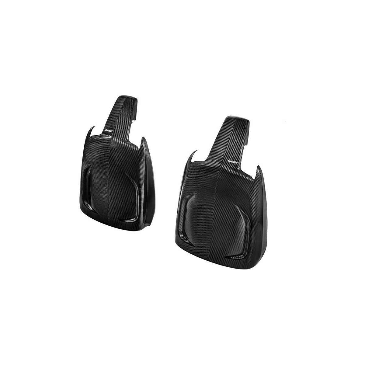 2020-Up Cadillac CT5 Dry Carbon Fiber High-Performance Front Bucket Seat Back Replacement Covers
