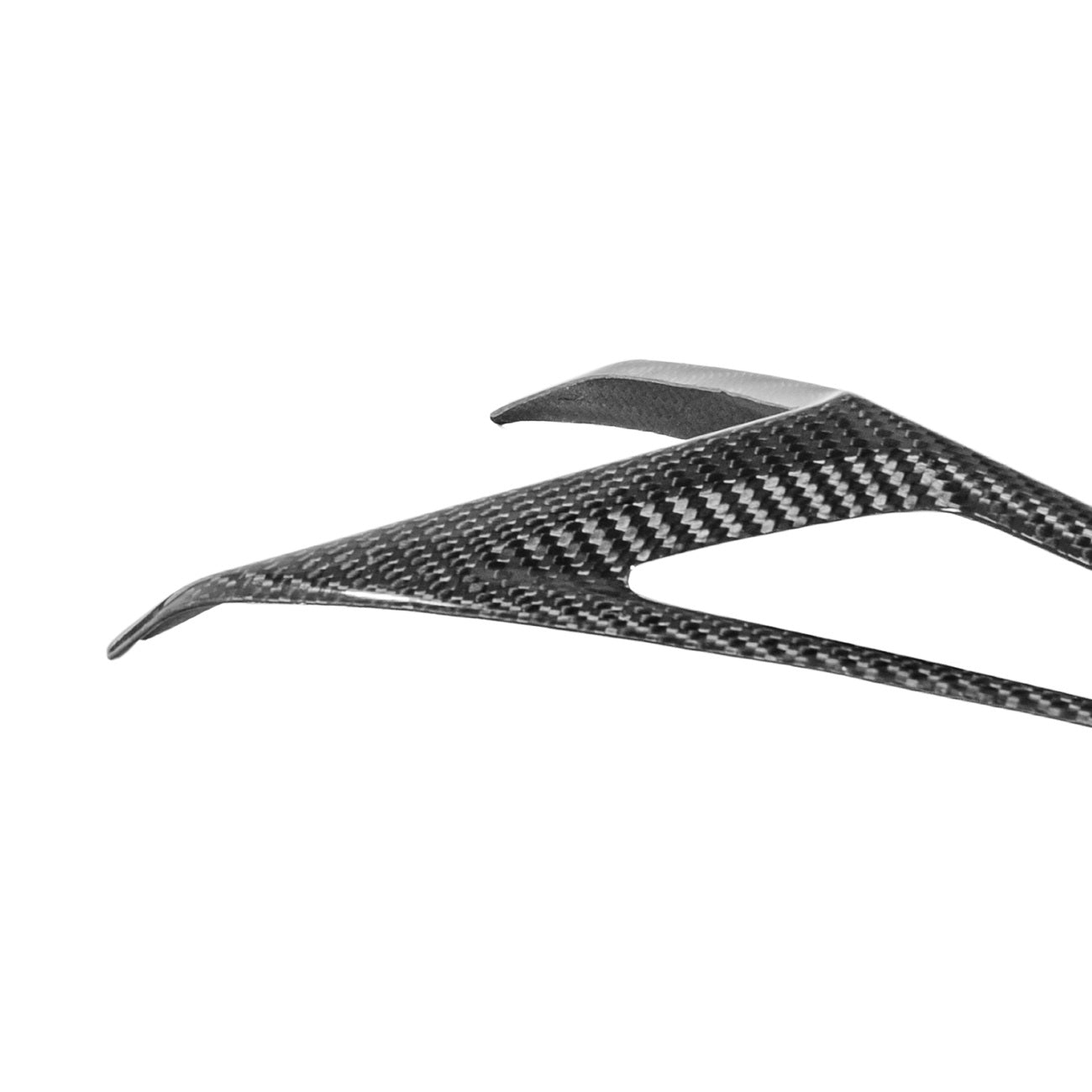 Corvette C8 Dry Carbon Fiber Rear Taillight Side Trim Panel Cover Overlays
