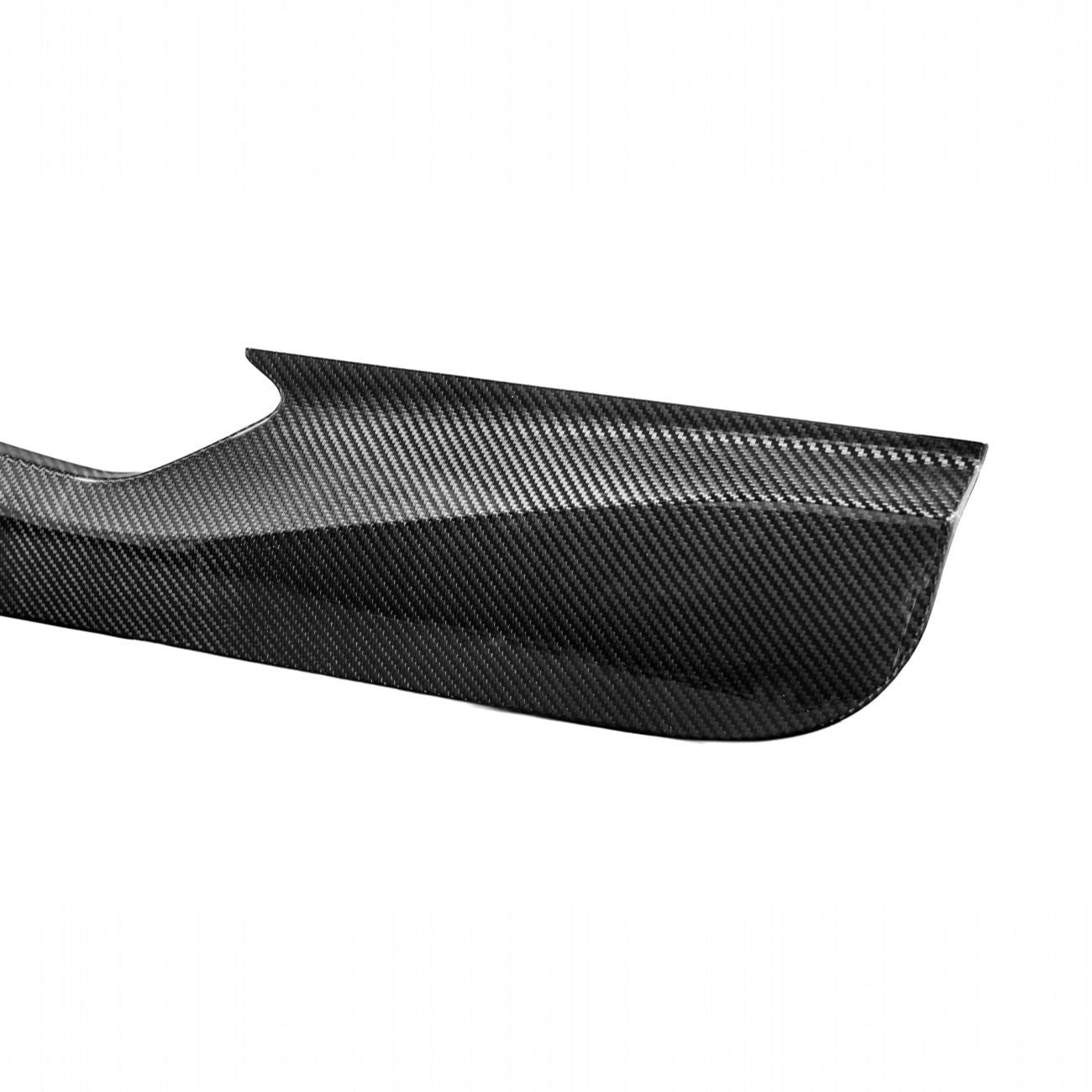 Corvette C8 Dry Carbon Fiber Interior Front Lower Door Kick Panel Cover Overlays