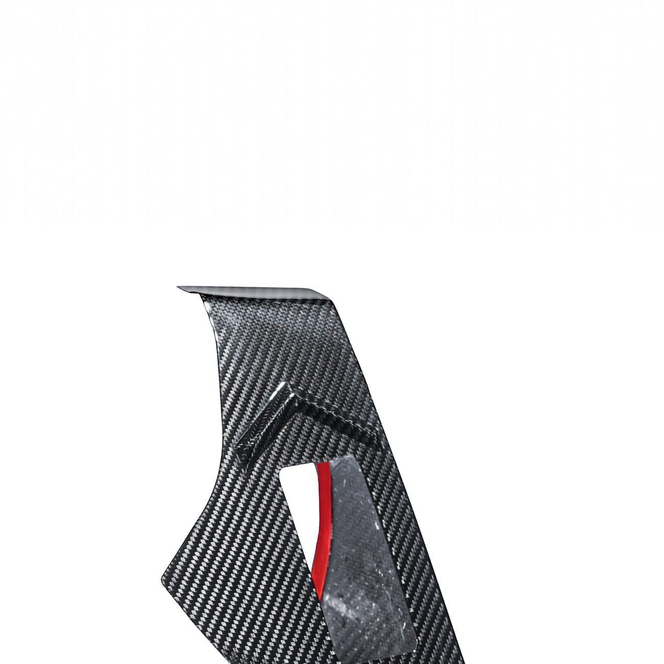 Corvette C8 Dry Carbon Fiber Rear Hatch Hinge Pillar Trim Cover Overlays