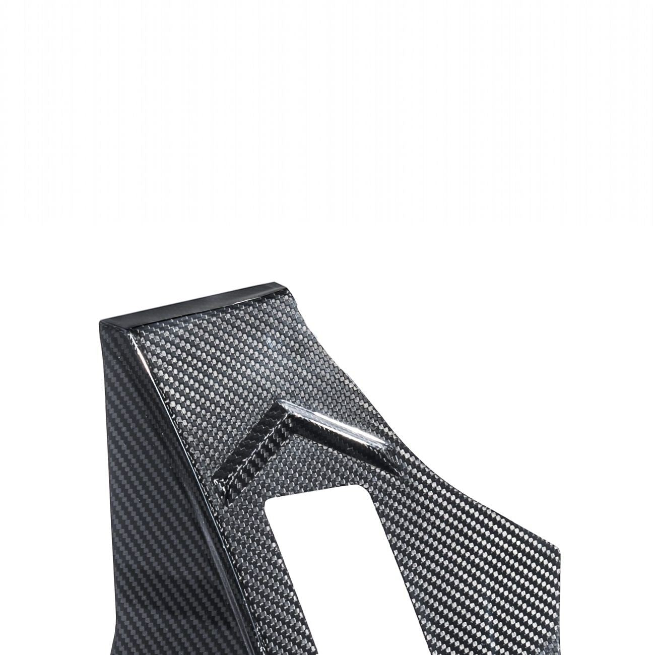 Corvette C8 Dry Carbon Fiber Rear Hatch Hinge Pillar Trim Cover Overlays