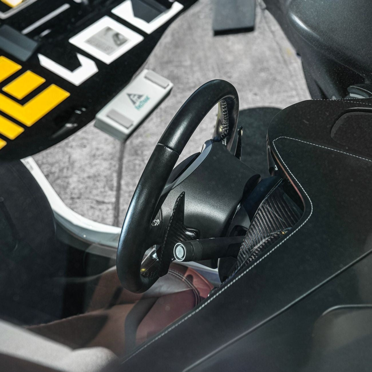 Corvette C7 Carbon Fiber Factory Extended Style Paddle Shifter Extensions