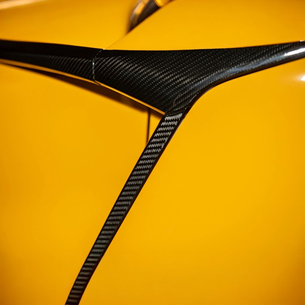 Corvette C8 Dry Carbon Fiber Side Air Intake Door Garnish Lower Trim