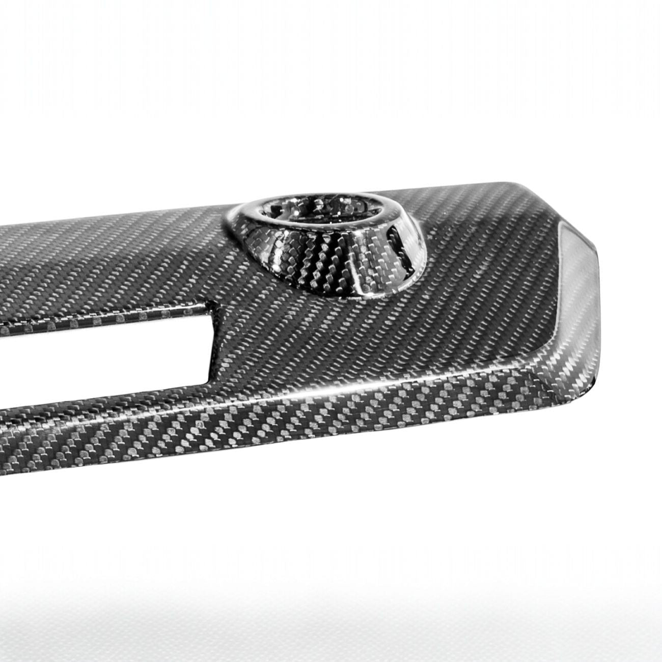 2021-Up Ford F-150 & F-150 Lightning Dry Carbon Fiber Tailgate Handle Cover Overlay