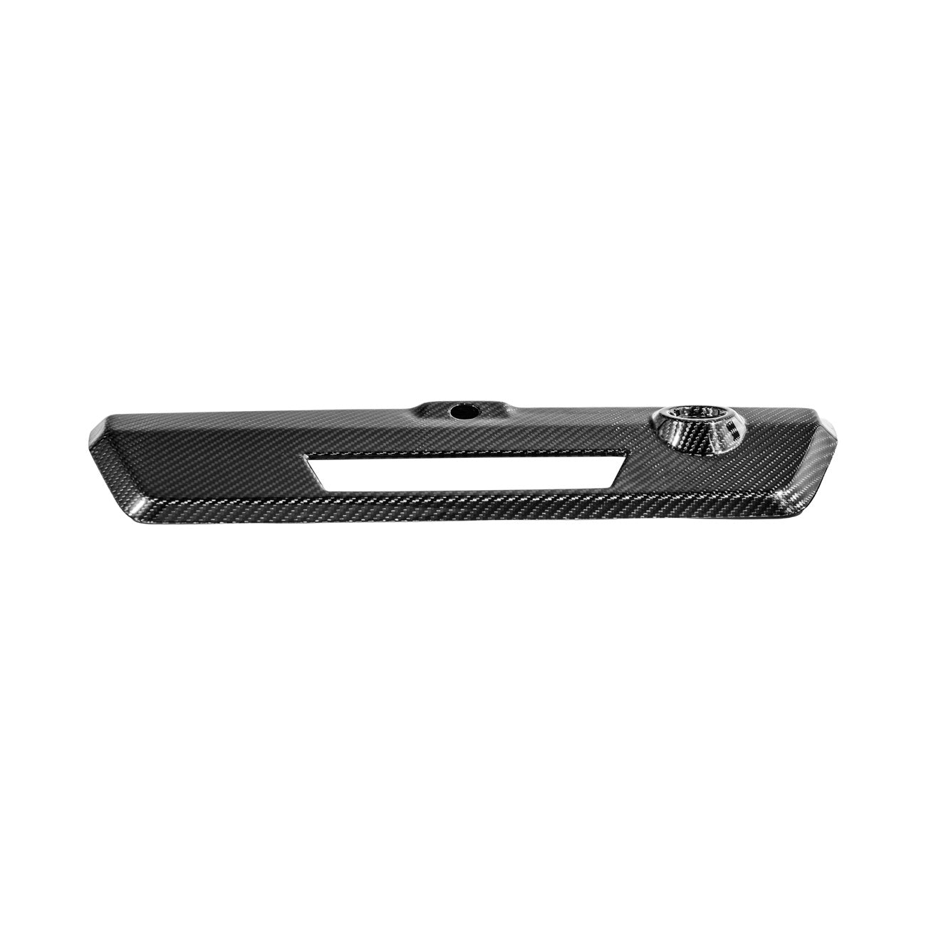 2021-Up Ford F-150 & F-150 Lightning Dry Carbon Fiber Tailgate Handle Cover Overlay