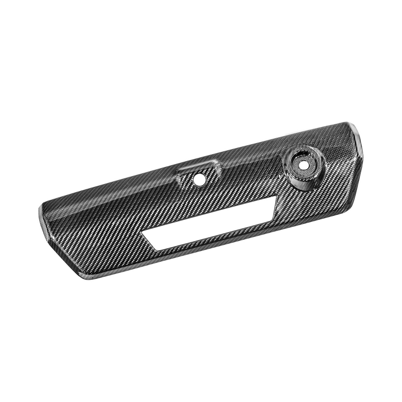 2021-Up Ford F-150 & F-150 Lightning Dry Carbon Fiber Tailgate Handle Cover Overlay
