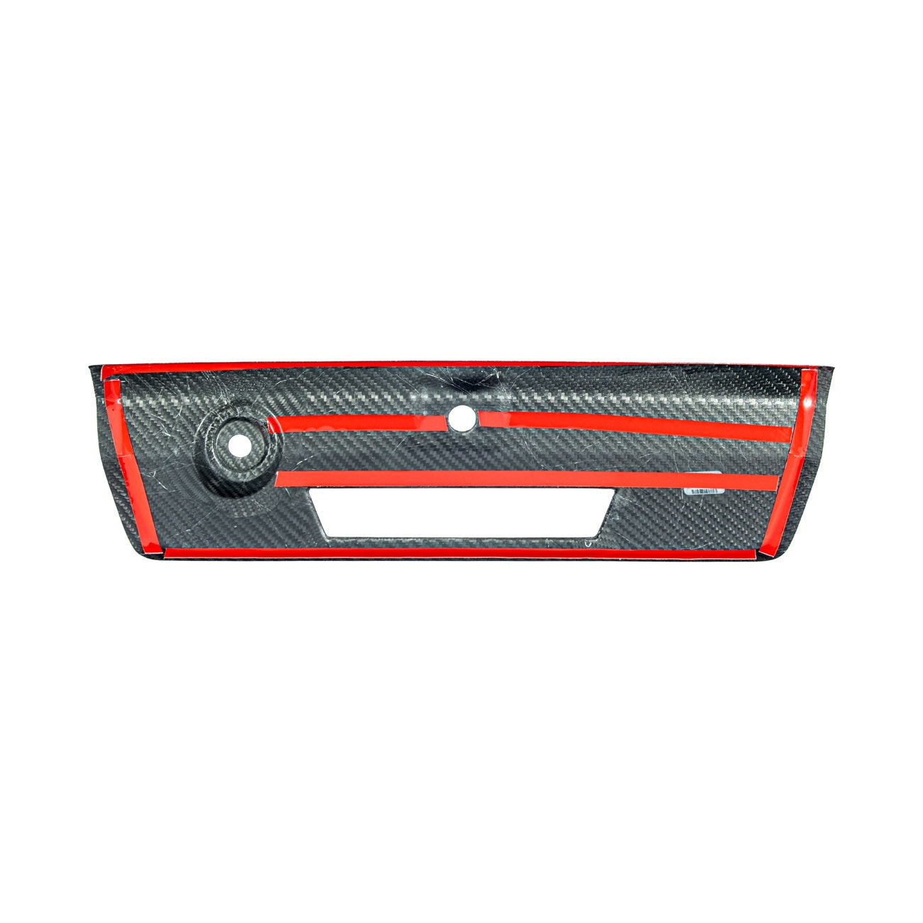 2021-Up Ford F-150 & F-150 Lightning Dry Carbon Fiber Tailgate Handle Cover Overlay