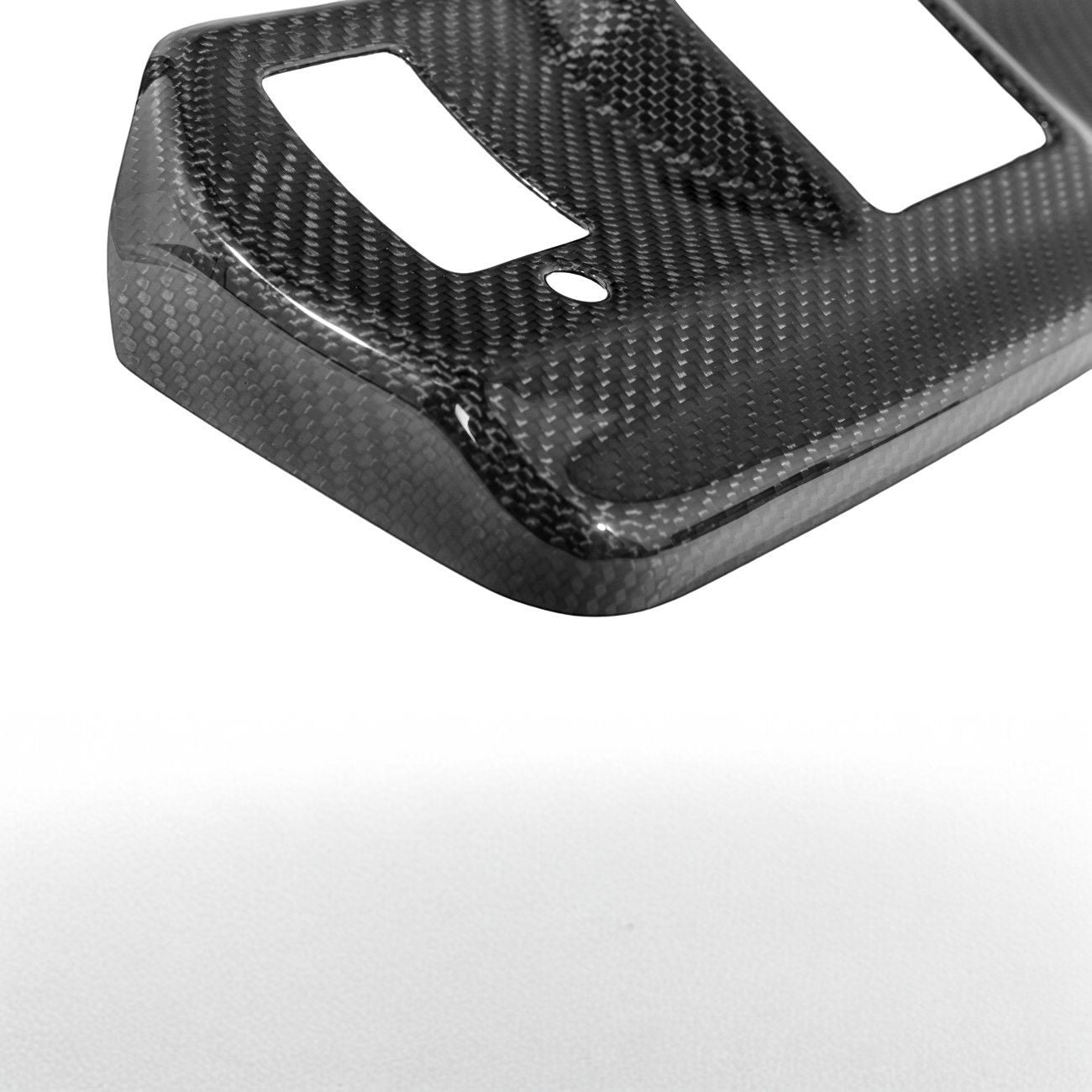 2021-Up Ford F-150 / F-150 Lightning Dry Carbon Fiber Rear View Mirror Panel Cover Overlays