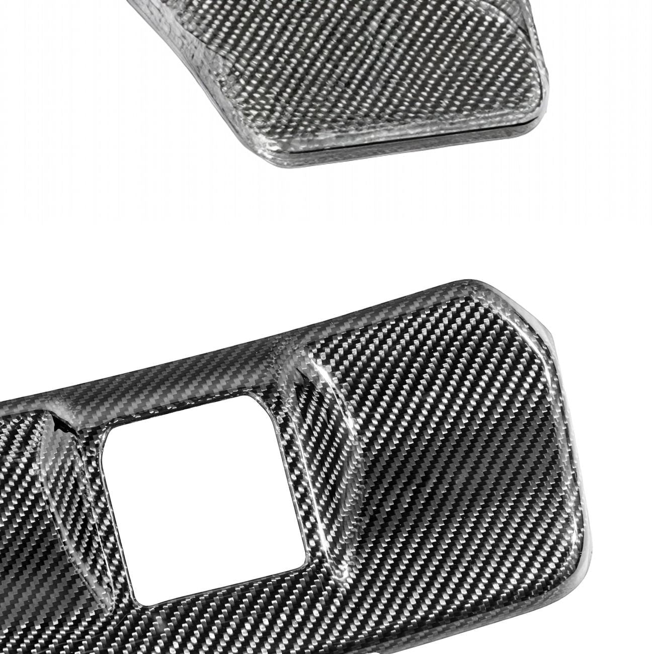 2021-Up Ford F-150 Dry Carbon Fiber Overhead Console Reading Light Panel Cover Overlay