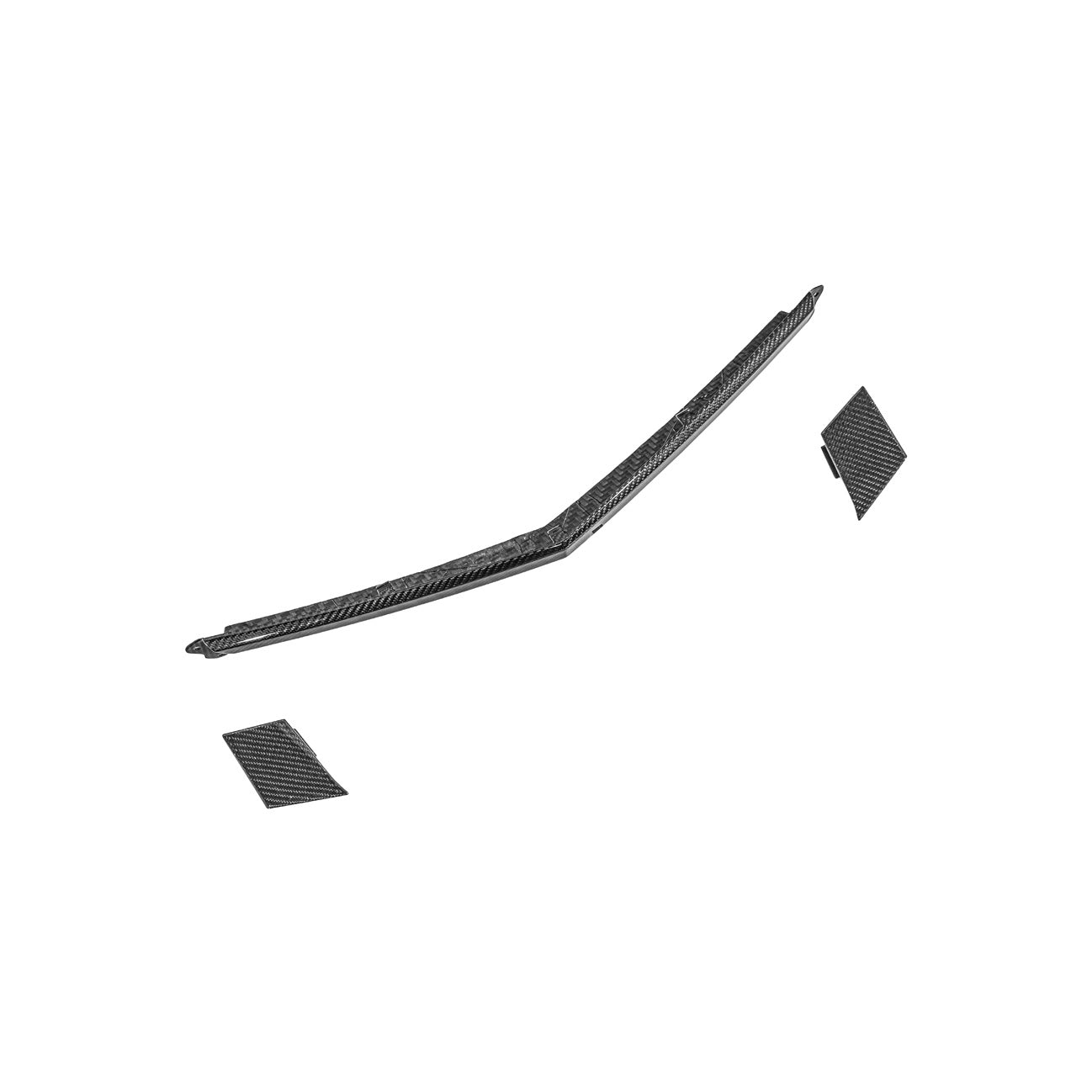 Corvette C8 Carbon Fiber Front Grille Tow Cover Kit
