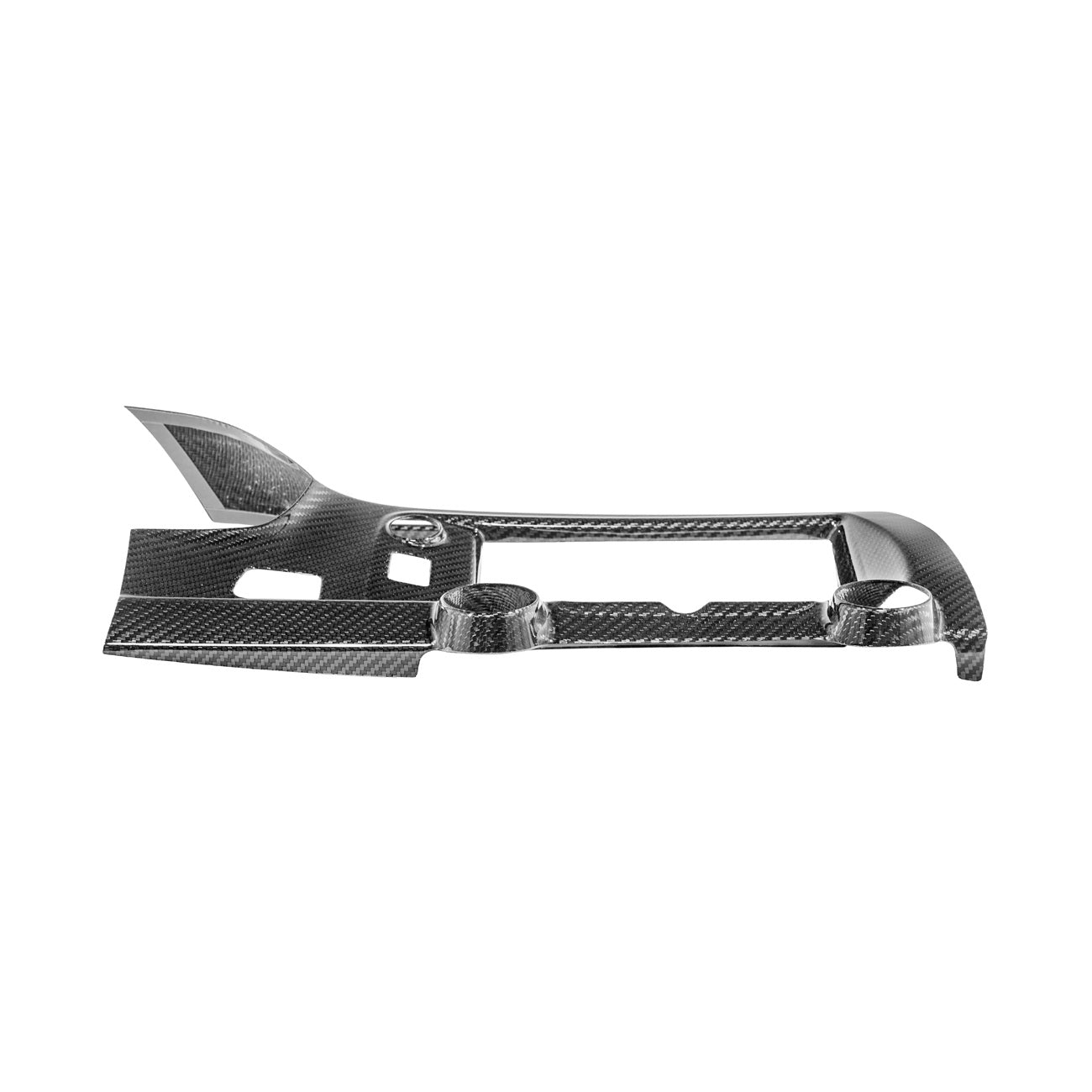Corvette C7 Dry Carbon Fiber Center Infotainment Instrument Panel Cluster Trim Plate Cover Overlay