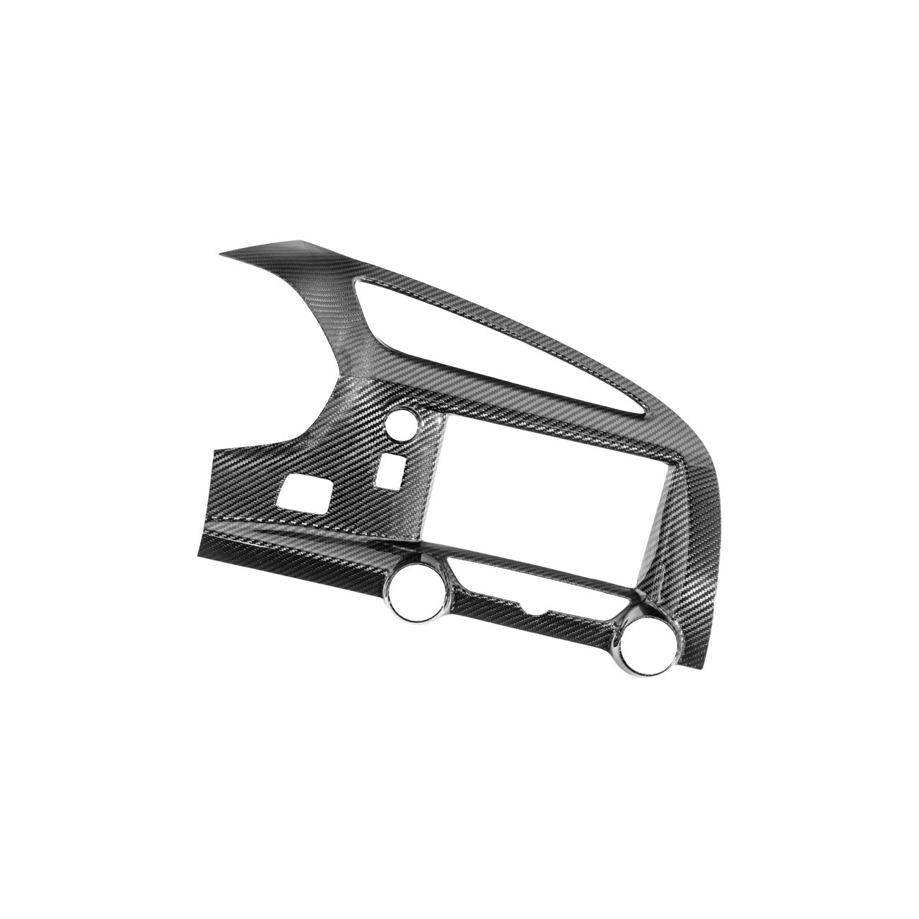 Corvette C7 Dry Carbon Fiber Center Infotainment Instrument Panel Cluster Trim Plate Cover Overlay