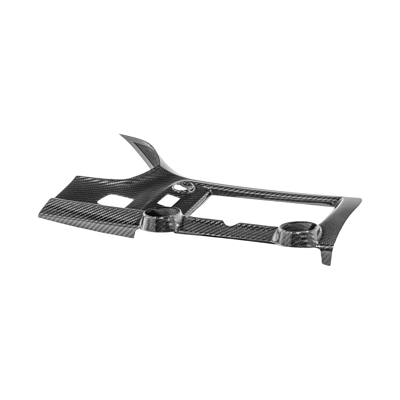 Corvette C7 Dry Carbon Fiber Center Infotainment Instrument Panel Cluster Trim Plate Cover Overlay