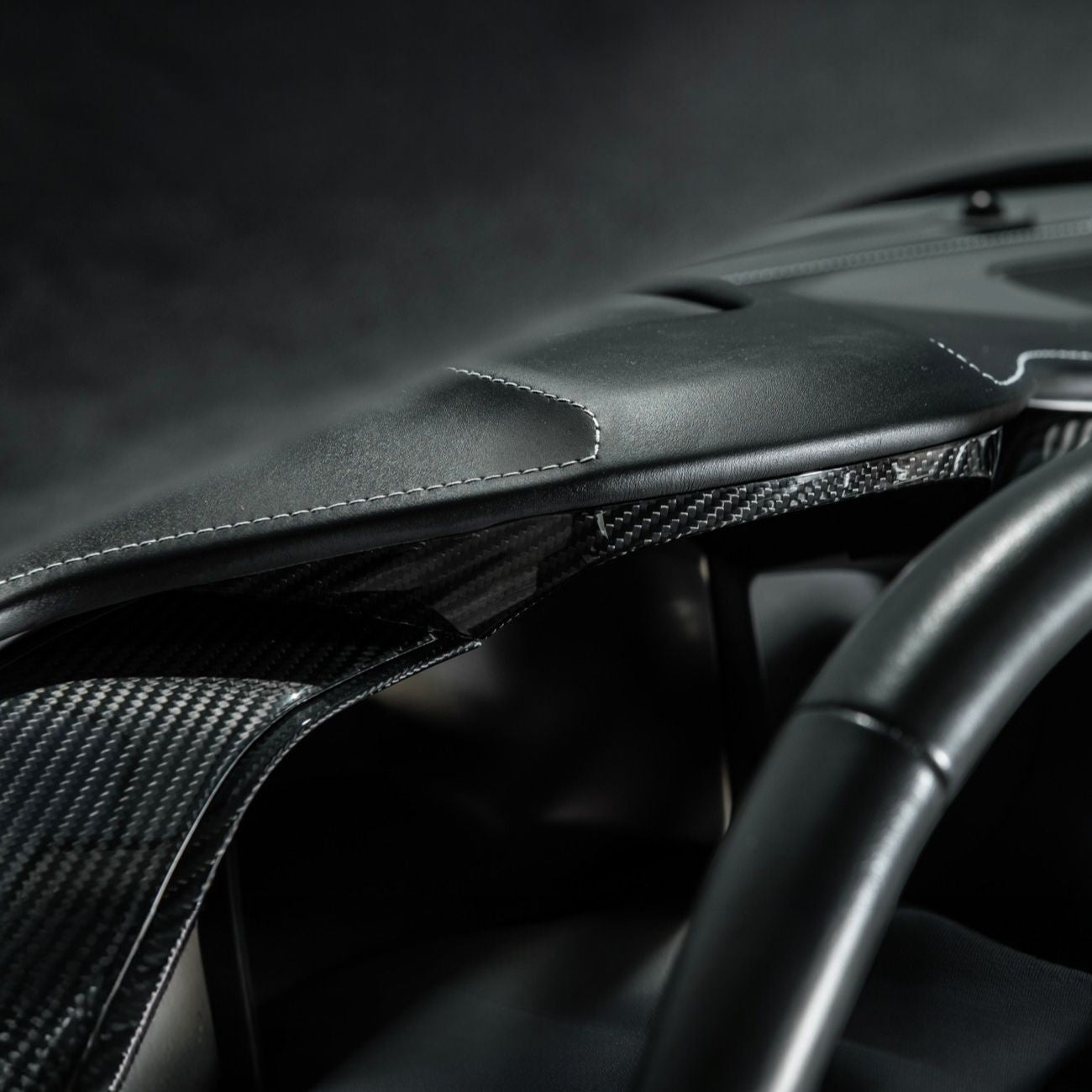Corvette C7 Dry Carbon Fiber Gauge Cluster Trim Cover Set