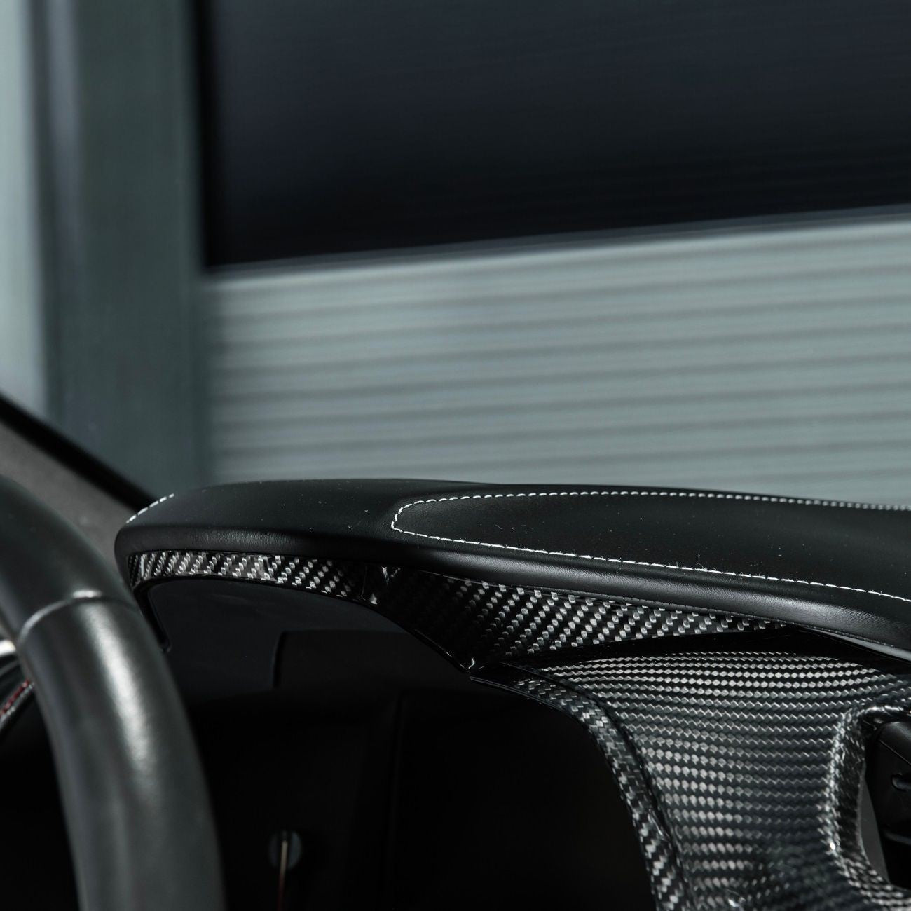 Corvette C7 Dry Carbon Fiber Gauge Cluster Trim Cover Set