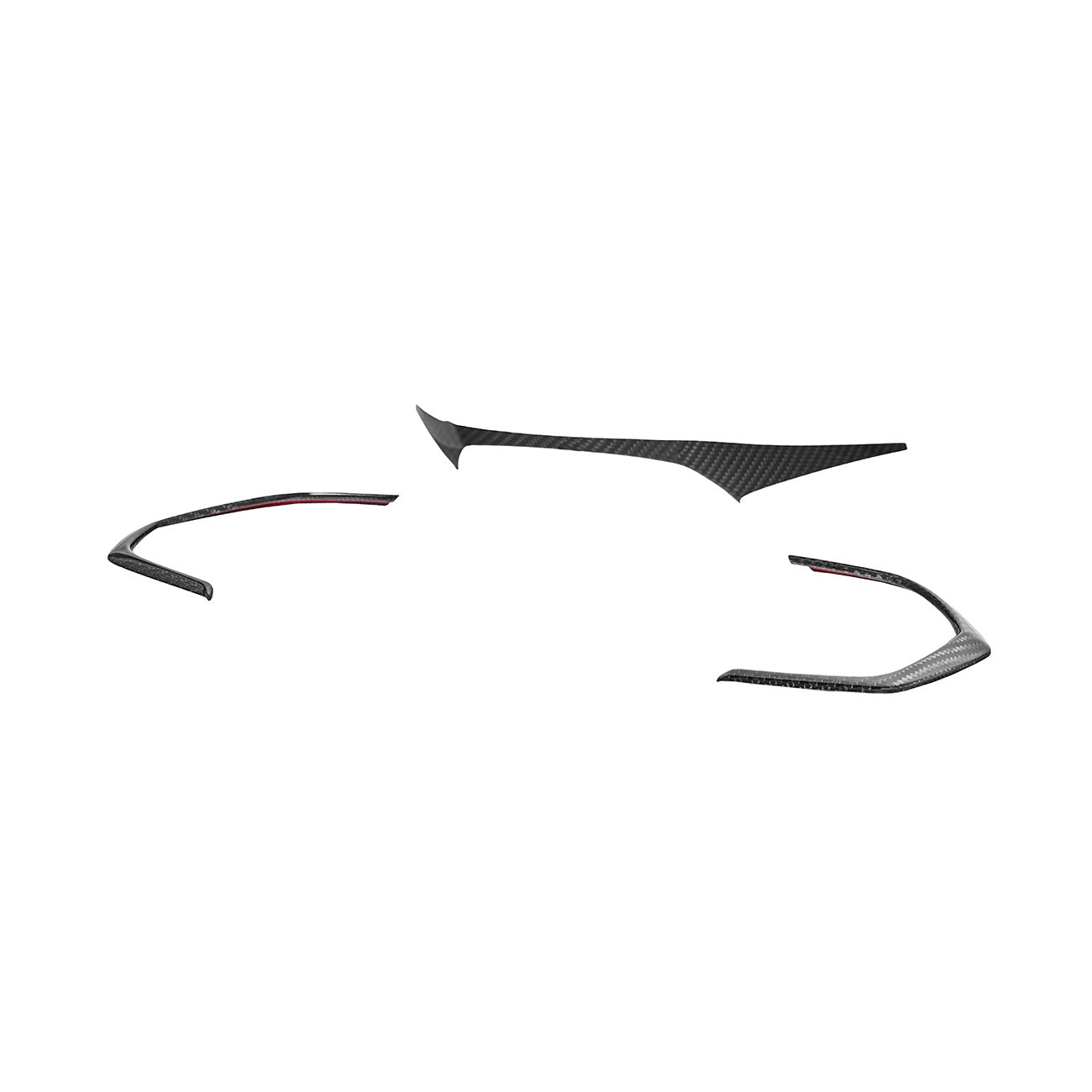 Corvette C7 Dry Carbon Fiber Gauge Cluster Trim Cover Set