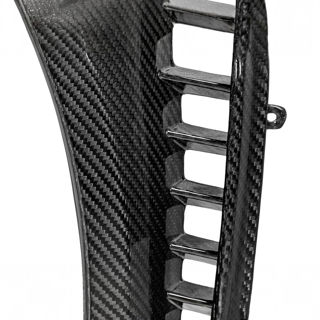 2025-Up Toyota GR Corolla Carbon Fiber Factory Style Front Bumper Side Vent Garnishes