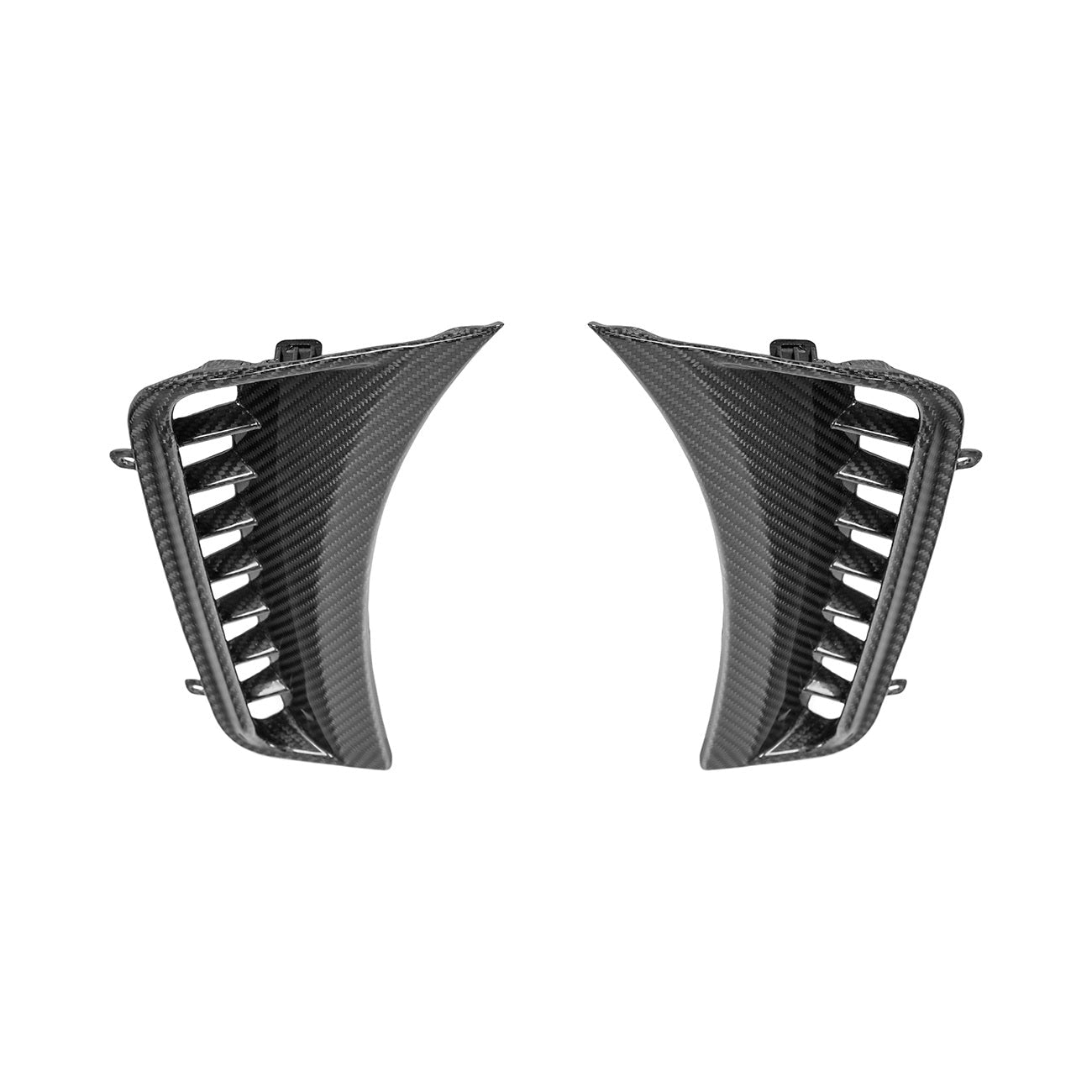 2025-Up Toyota GR Corolla Carbon Fiber Factory Style Front Bumper Side Vent Garnishes