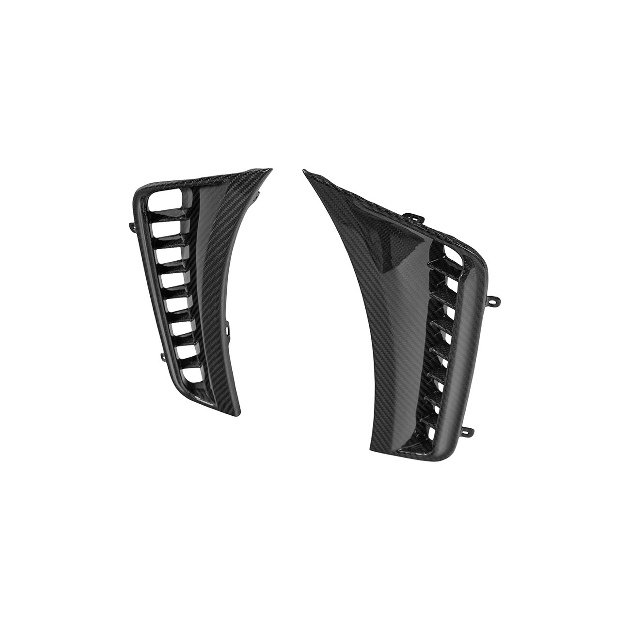 2025-Up Toyota GR Corolla Carbon Fiber Factory Style Front Bumper Side Vent Garnishes