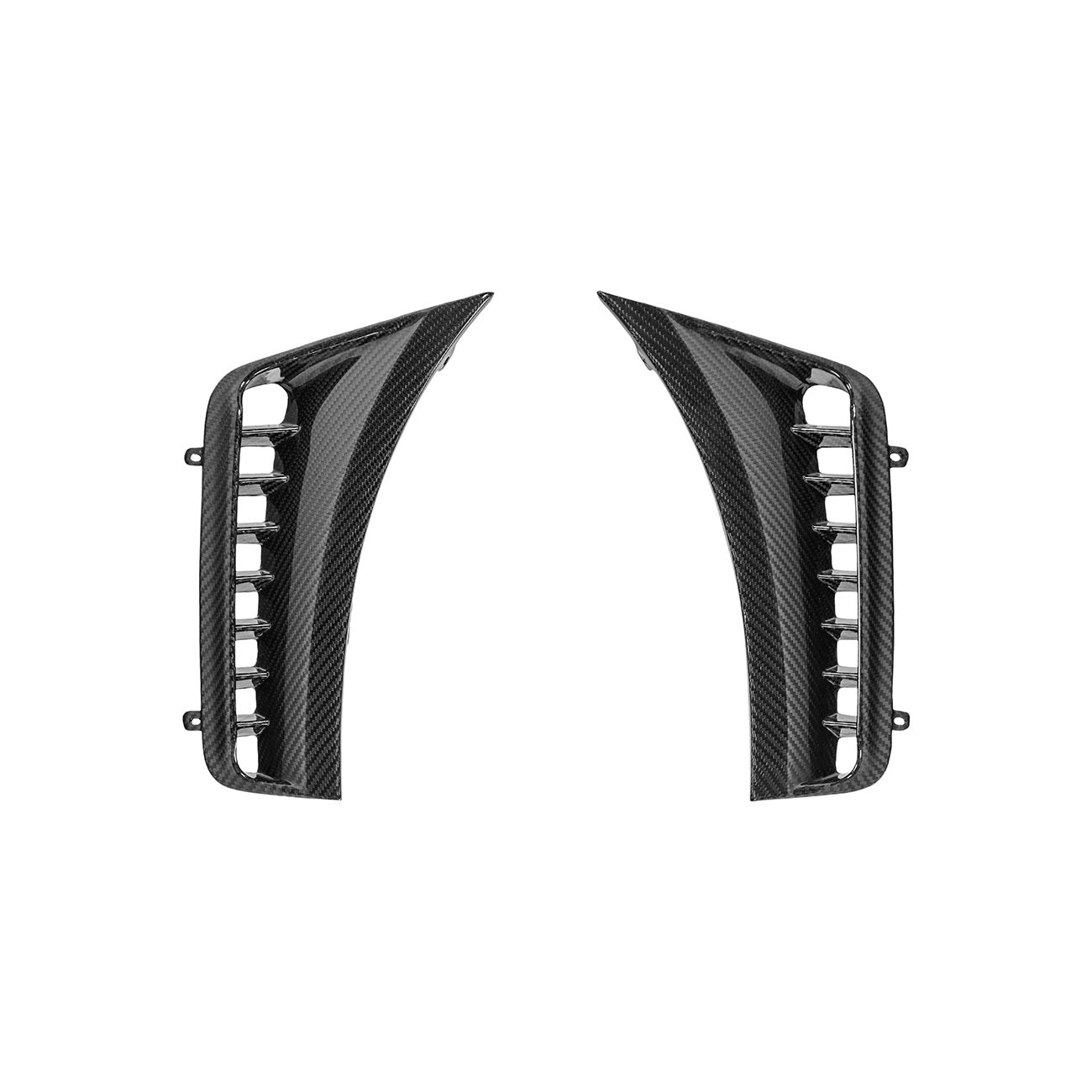2025-Up Toyota GR Corolla Carbon Fiber Factory Style Front Bumper Side Vent Garnishes