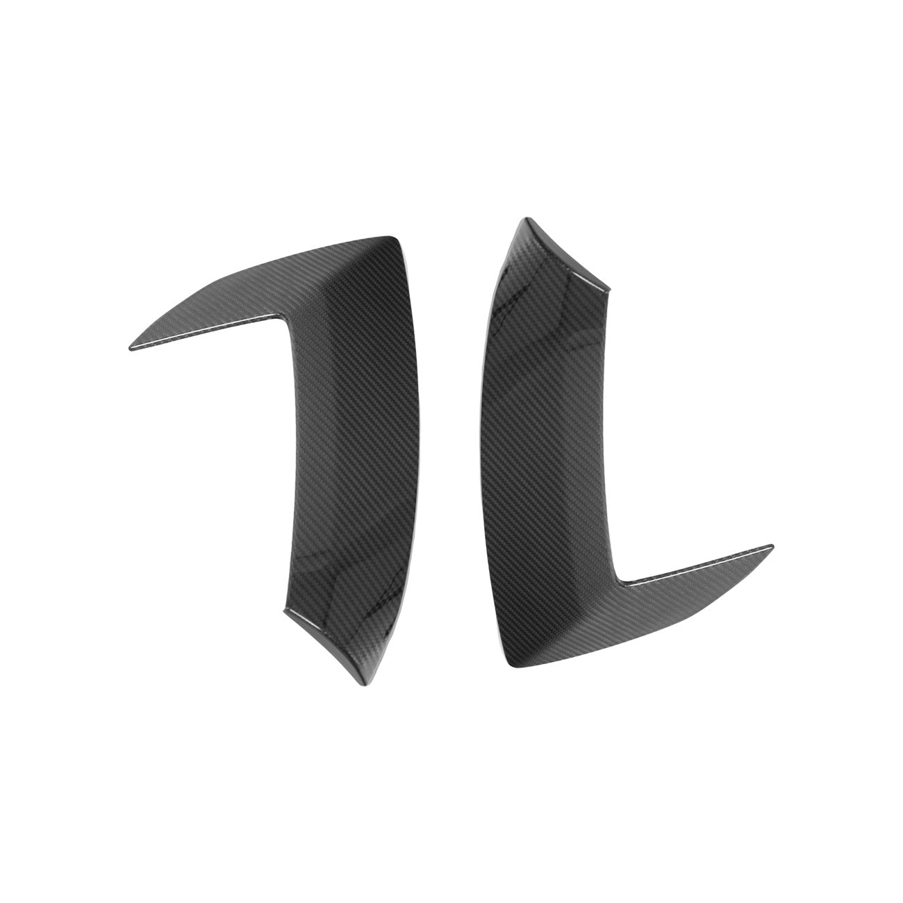 Corvette C8 Carbon Fiber GM Factory Style Replacement Side Door Scoops