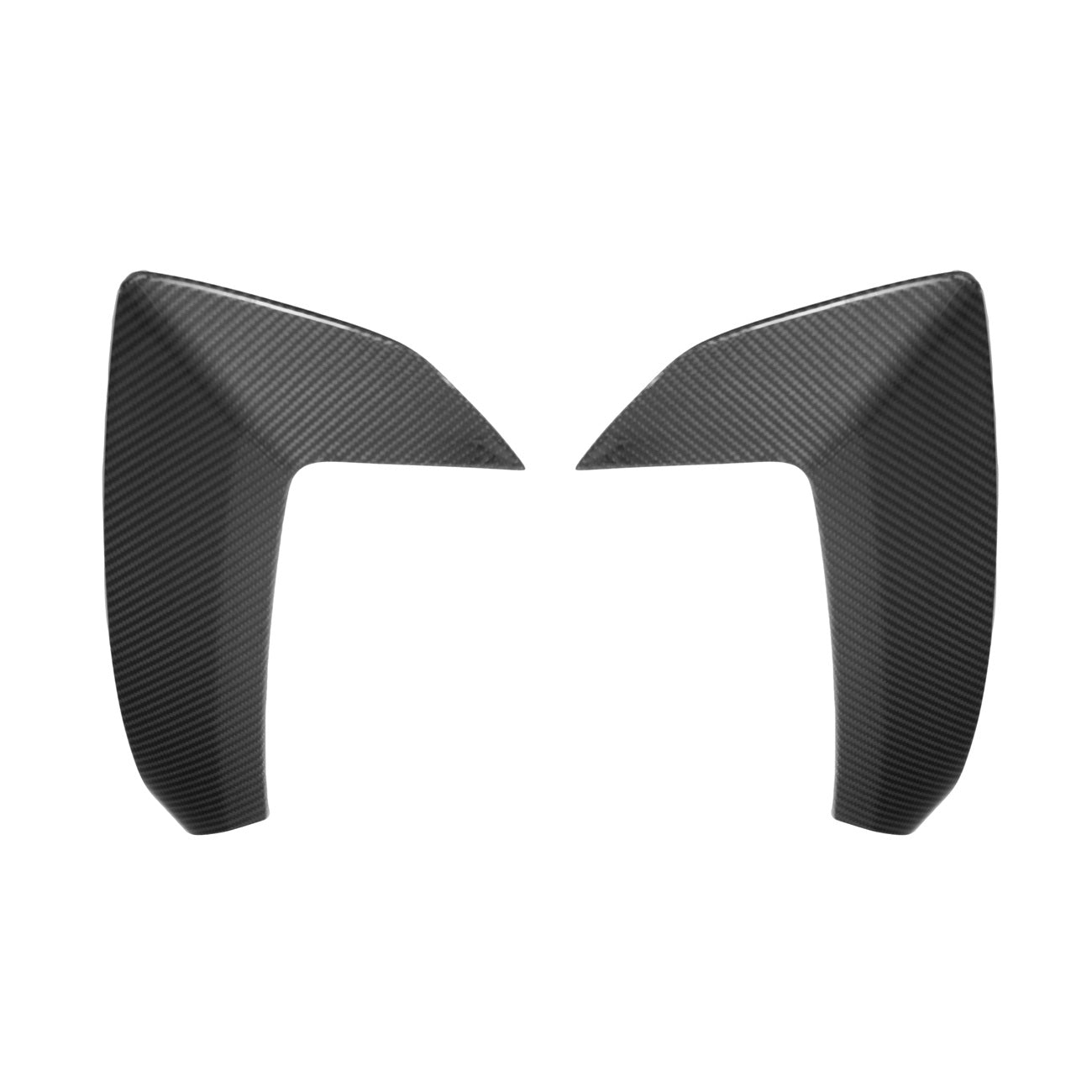 Corvette C8 Carbon Fiber GM Factory Style Replacement Side Door Scoops