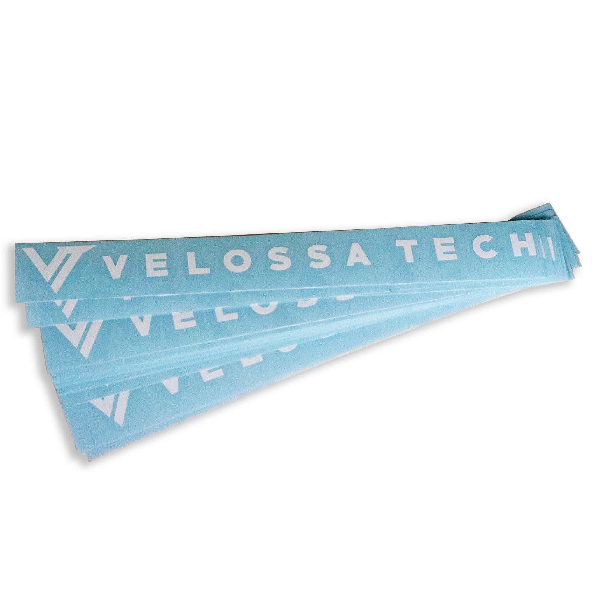 Velossa Tech Decal - White