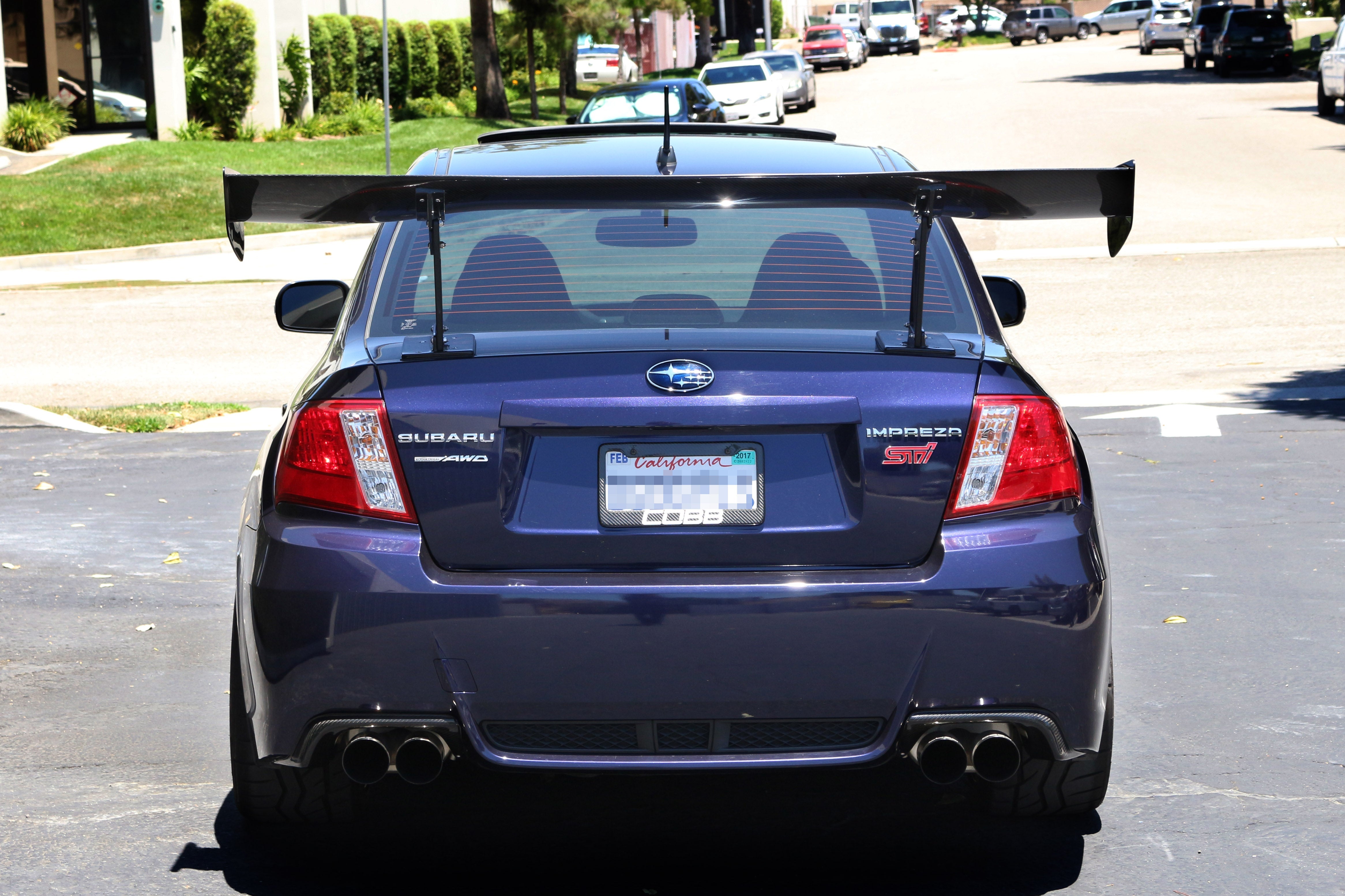 Subaru STI 2011-2014 SPEC 67" GTC-300 Carbon Fiber Adjustable Wing