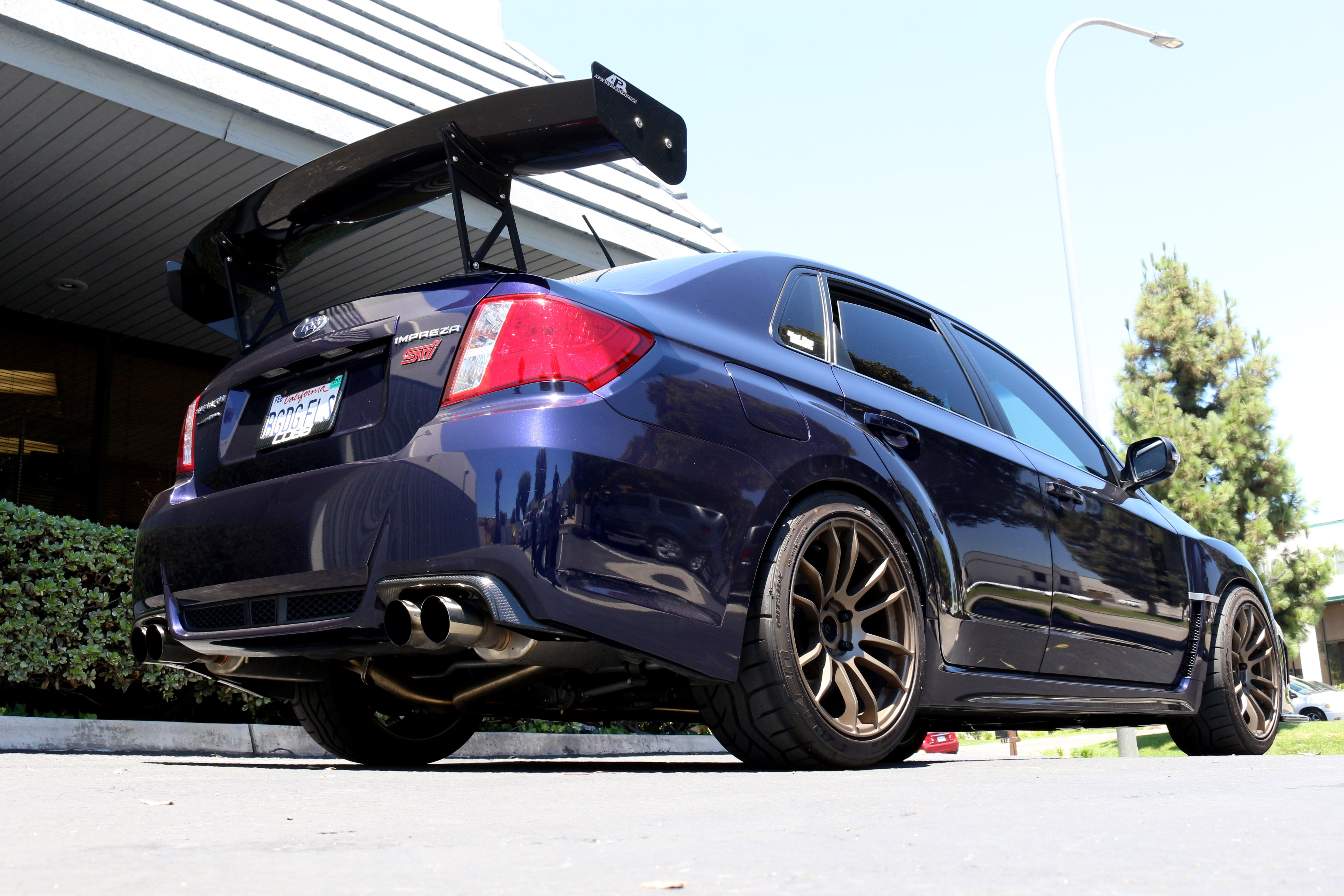 Subaru STI  2011-2014 SPEC 61" GTC-300 Carbon Fiber Adjustable Wing