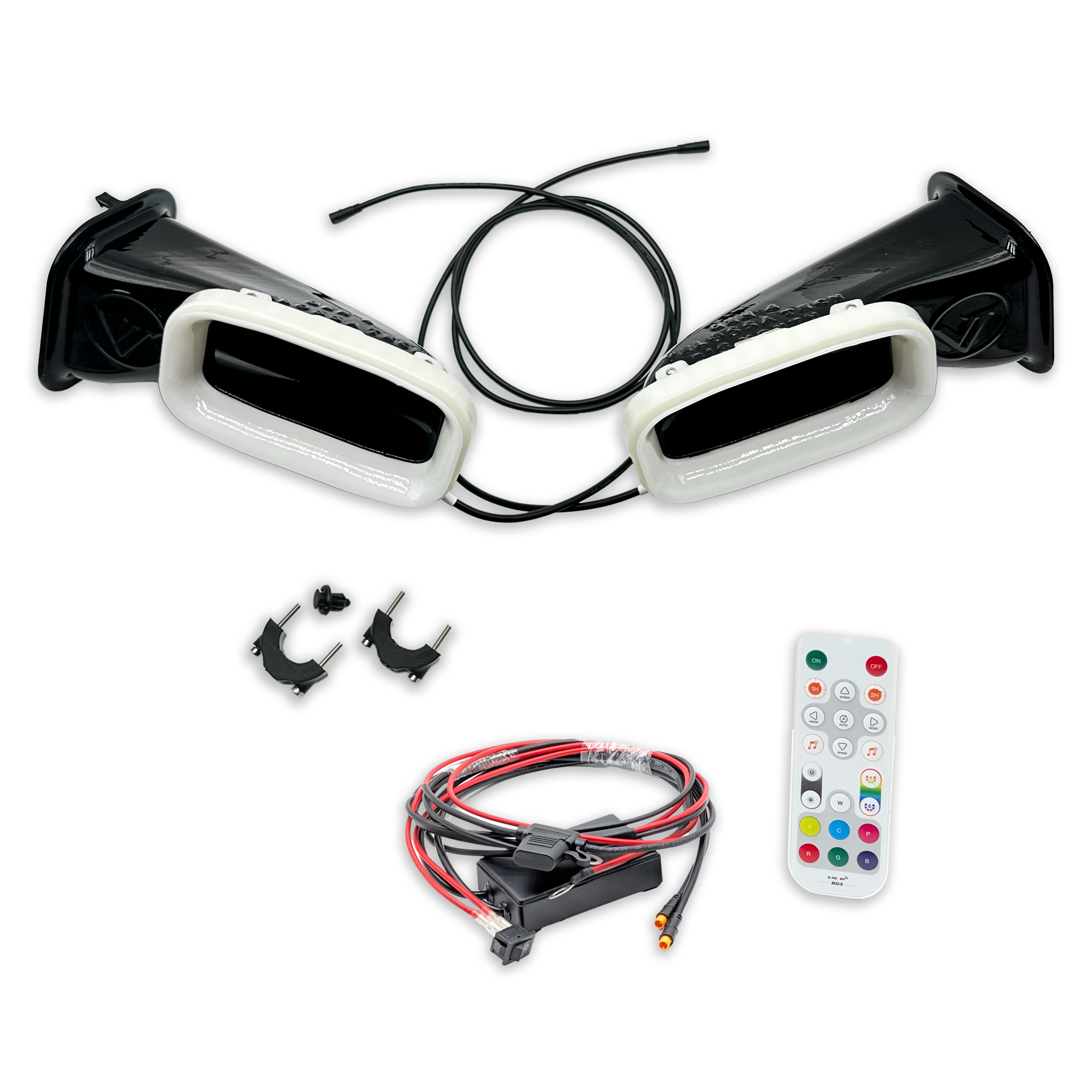 2020-2021 BMW X3 M and X3 M Competition (F97) Dual BIG MOUTH LIT KIT Ram Air Intake Snorkels