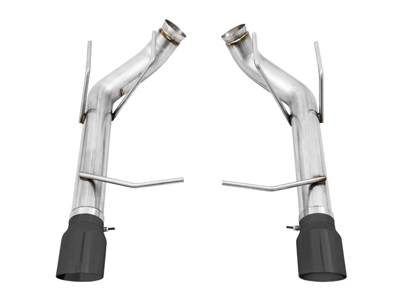 AWE Track Edition Axle-back Exhaust for the S197 Ford Mustang GT - Diamond Black Tips