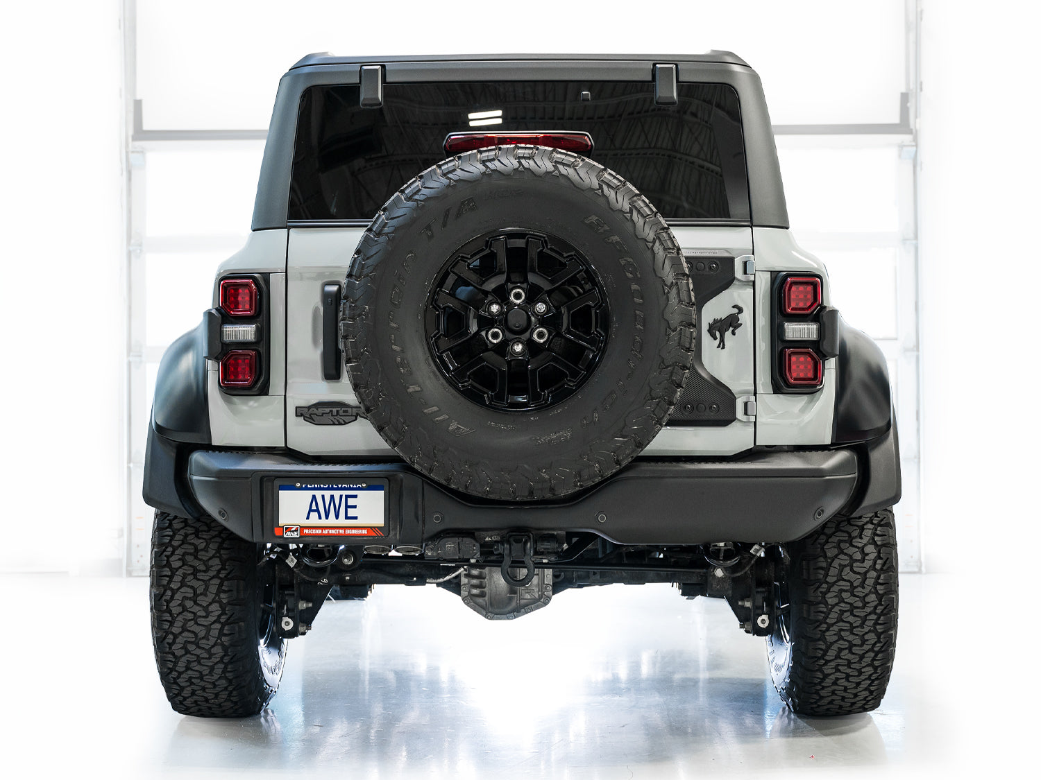 AWE SwitchPath Exhaust for Ford Bronco Raptor - Dual BashGuards