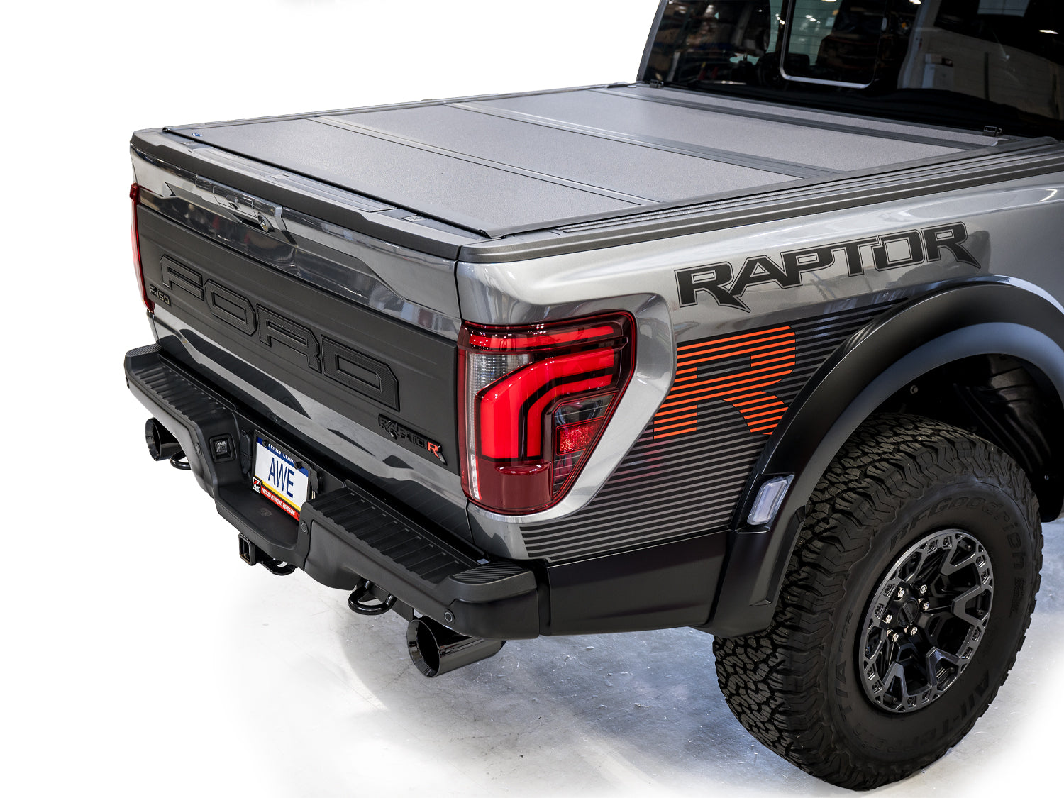 AWE SwitchPath™ Exhaust for Gen 3 Raptor R - Diamond Black Tips