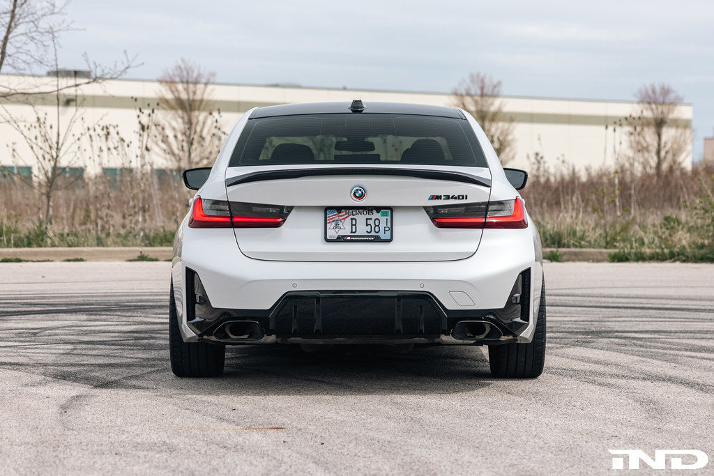 Acexxon G20 3-Series LCI M-Sport Rear Reflector Insert Set - Honeycomb-Exterior-Grocery Getter Performance
