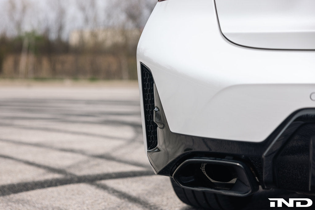 Acexxon G20 3-Series LCI M-Sport Rear Reflector Insert Set - Honeycomb-Exterior-Grocery Getter Performance