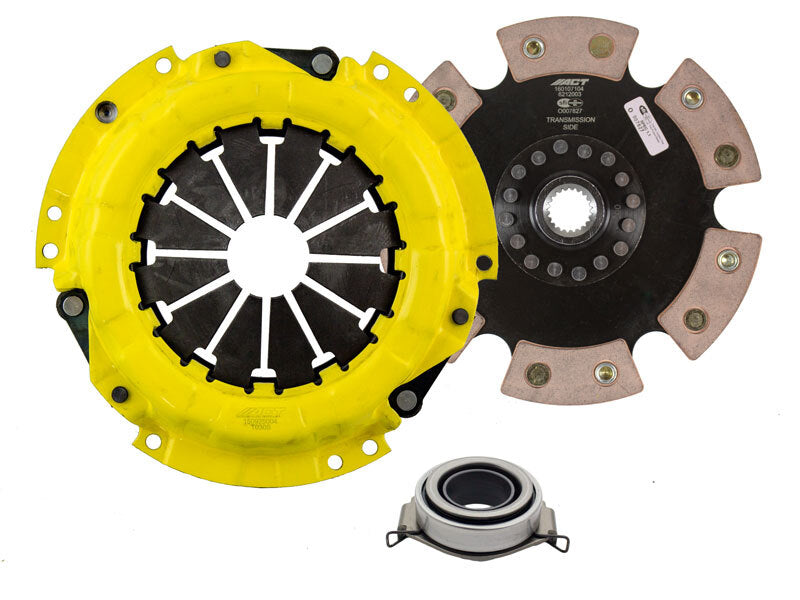 ACT 1988 Toyota Camry Sport/Race Rigid 6 Pad Clutch Kit-Clutch Kits - Single-Grocery Getter Performance