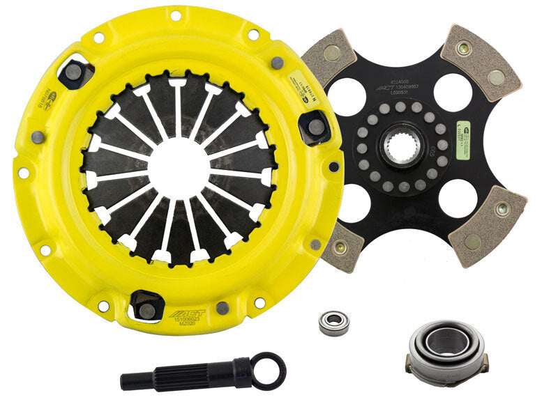 ACT 1991 Ford Escort HD/Race Rigid 4 Pad Clutch Kit-Clutch Kits - Single-Grocery Getter Performance