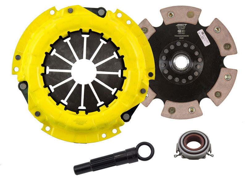 ACT 1991 Geo Prizm HD/Race Rigid 6 Pad Clutch Kit-Clutch Kits - Single-Grocery Getter Performance
