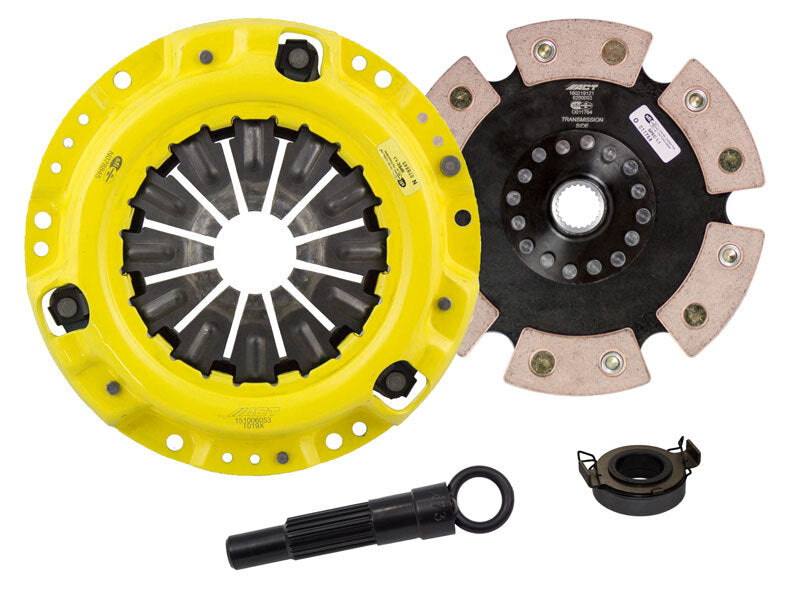 ACT 1991 Toyota Corolla XT/Race Rigid 6 Pad Clutch Kit-Clutch Kits - Single-Grocery Getter Performance