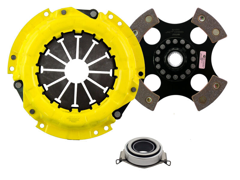 ACT 2000 Toyota Echo HD/Race Rigid 4 Pad Clutch Kit-Clutch Kits - Single-Grocery Getter Performance