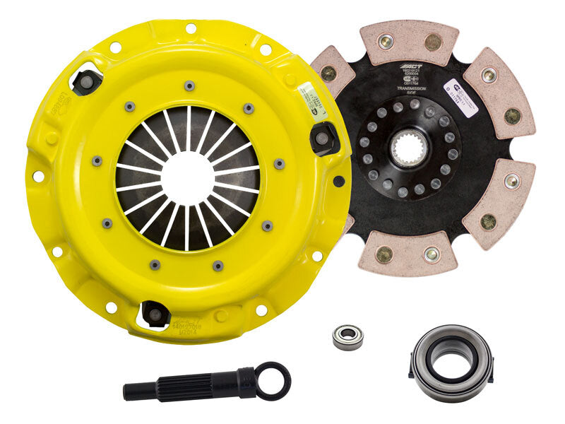 ACT 2011 Mazda 2 HD/Race Rigid 6 Pad Clutch Kit-Clutch Kits - Single-Grocery Getter Performance