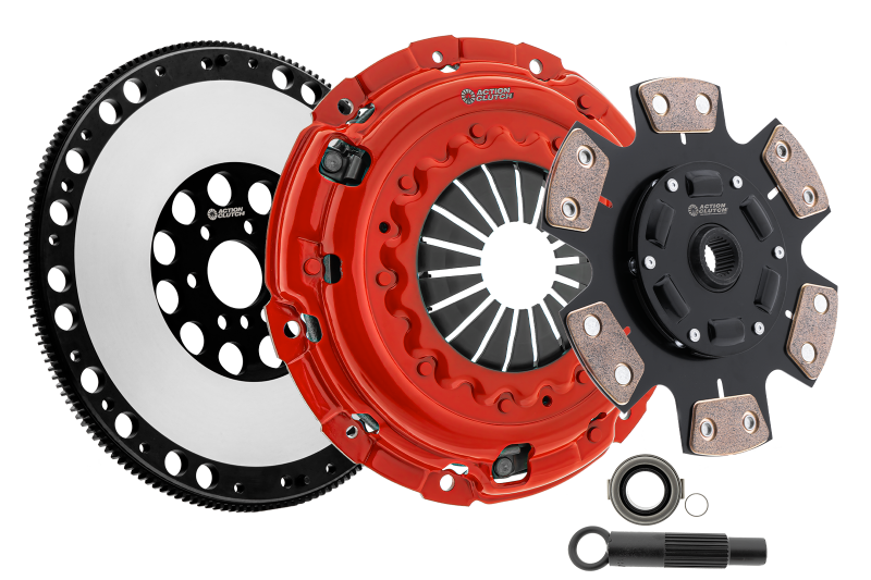 Action Clutch 12-15 Honda Civic Si 2.4L (K24Z7) Stage 5 Clutch Kit (2MS) w/Lightened Flywheel-Clutch Kits - Single-Grocery Getter Performance