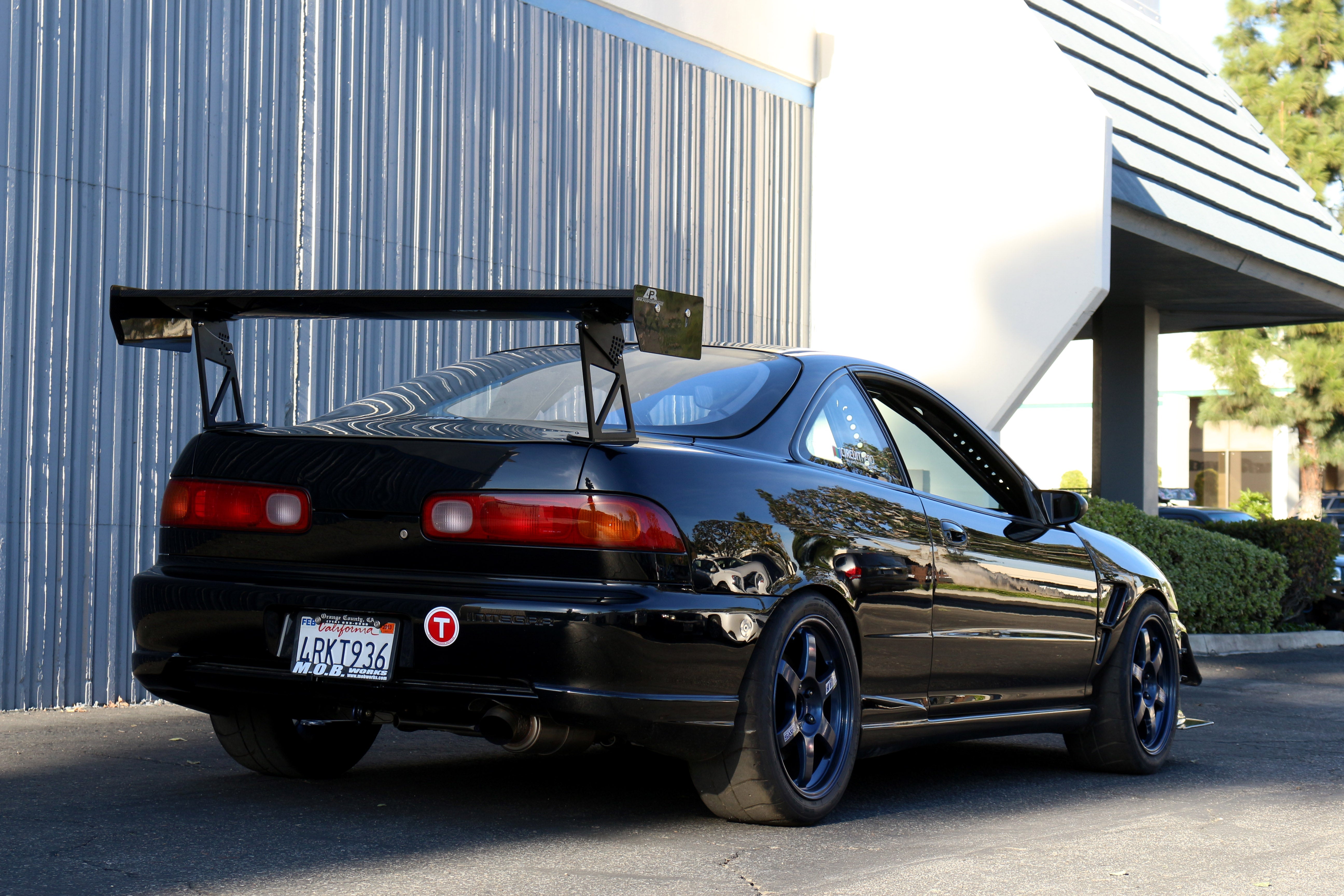 Acura Integra GT250 61" Carbon Fiber Adjustable Wing 1994-2001-GT-250 Wing-Grocery Getter Performance