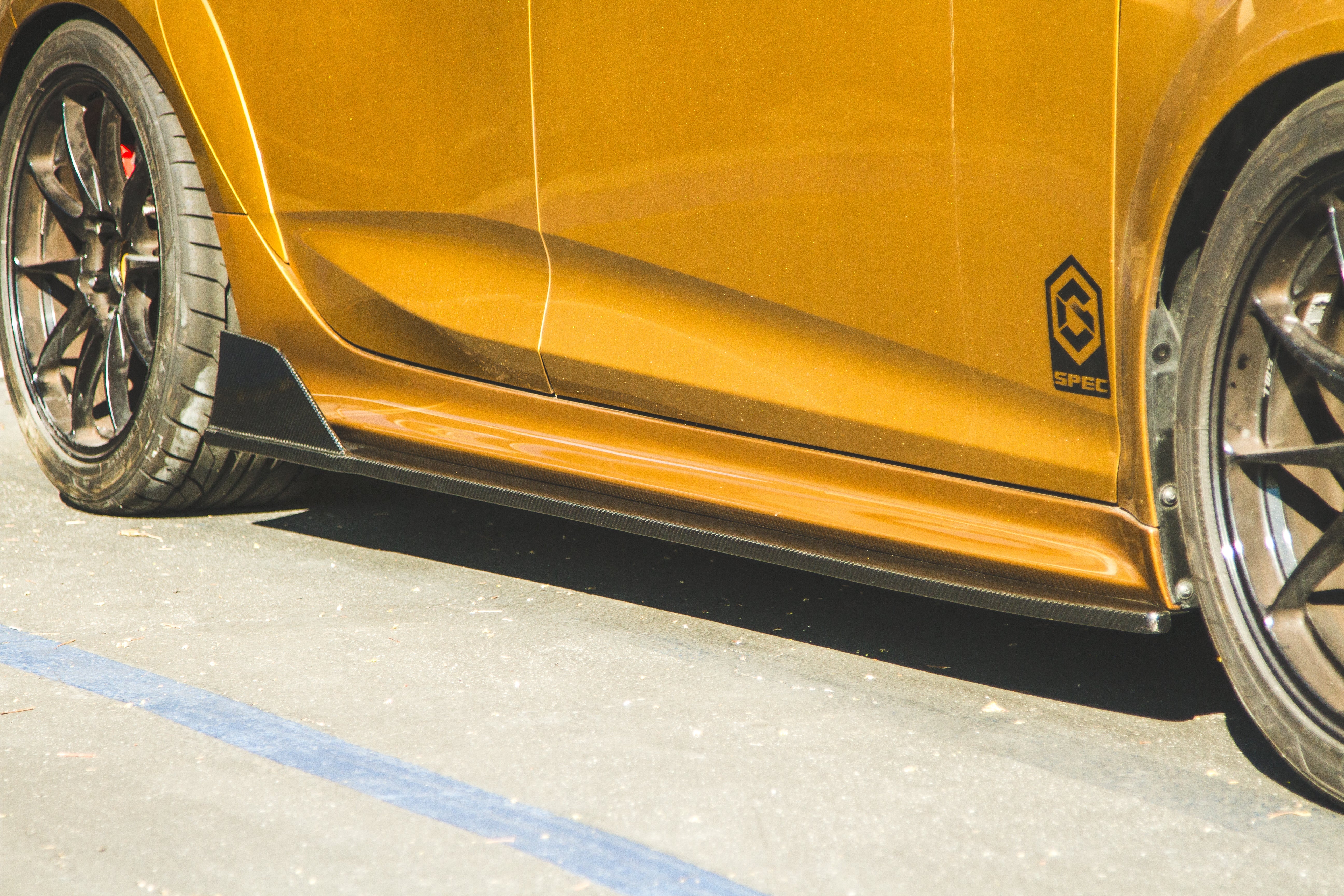 Acura Integra Type S DE5 Carbon Fiber Side Rocker Extensions/ Side Skirt 2023 - Current-Side Rocker Extensions-Grocery Getter Performance